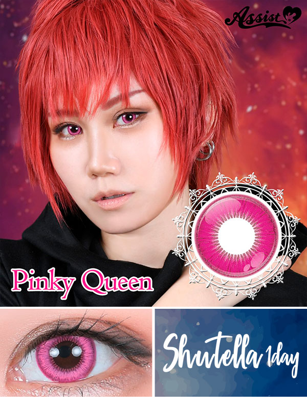 アシストシュシュシュテラワンデーピンキークイーン|コスプレカラコン通販アイトルテ