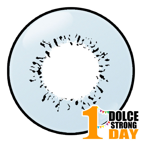 ドルチェストロングワンデー シルバースノウ(ドルチェカラコン)