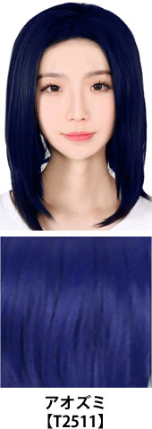 アオズミ【TF2511】コスプレウィッグ 富士達オリジナル オールバック フロントレース|コスプレカラコン通販アイトルテ