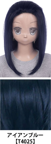 アイアンブルー【T4025】コスプレウィッグ 富士達オリジナル オールバック フロントレース|コスプレカラコン通販アイトルテ