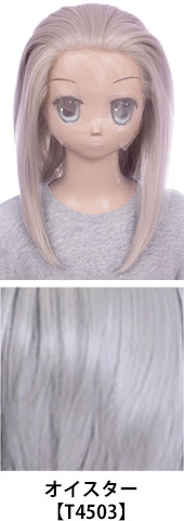 オイスター【T4503】コスプレウィッグ 富士達オリジナル オールバック フロントレース|コスプレカラコン通販アイトルテ