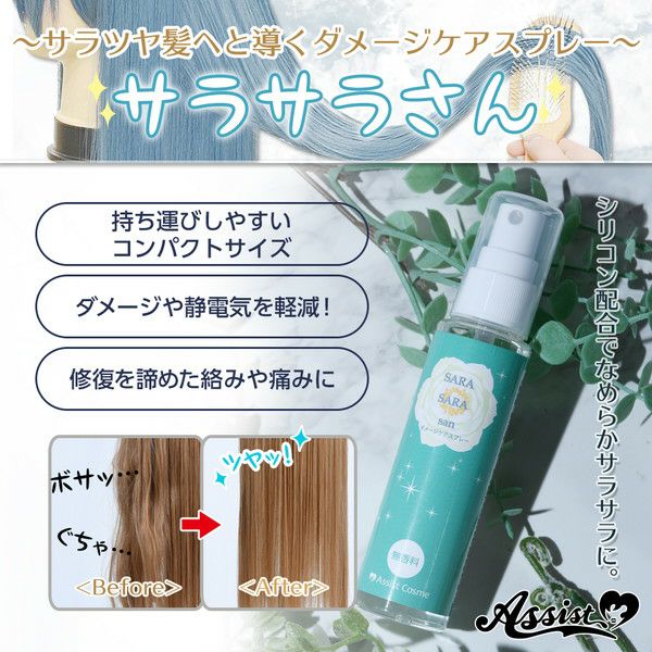 ウィッグ専用ダメージケアスプレー サラサラさん ビッグサイズ200ml
