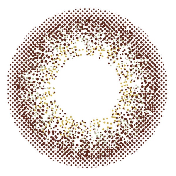 度なしアイジェニックbyエバーカラー セピアミスト レンズ画像|コスプレカラコン通販アイトルテ