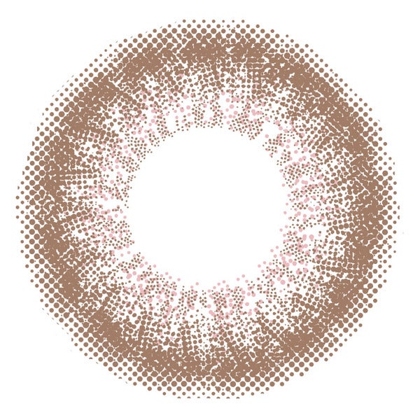 度なしアイジェニックbyエバーカラー スフレコーラル レンズ画像|コスプレカラコン通販アイトルテ