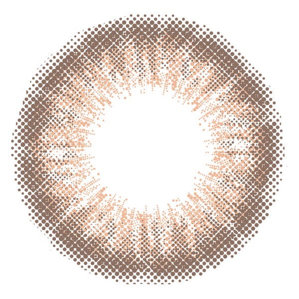 度なしアイジェニックbyエバーカラー シマーショコラ レンズ画像|コスプレカラコン通販アイトルテ