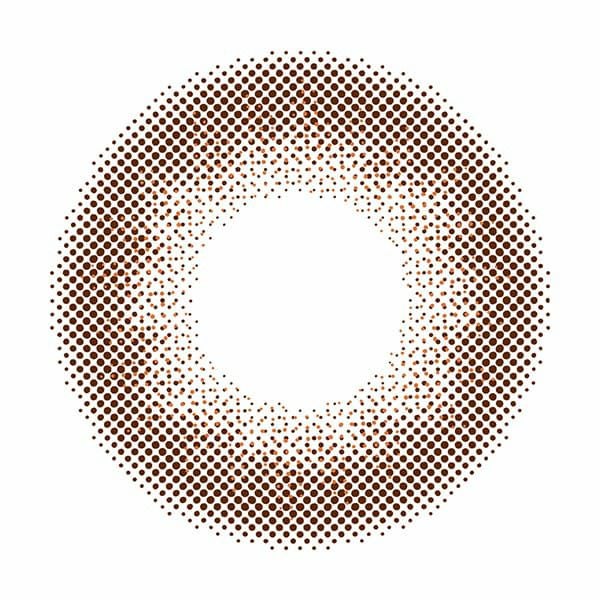 トパーズ(さっしーカラコン)　ストロベリークォーツ  レンズ画像|コスプレカラコン通販アイトルテ