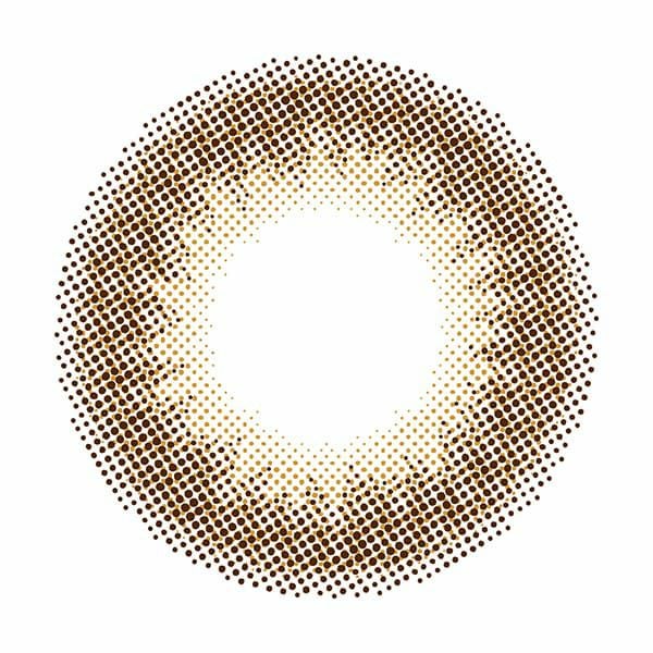 トパーズ(さっしーカラコン)　デートトパーズ  レンズ画像|コスプレカラコン通販アイトルテ