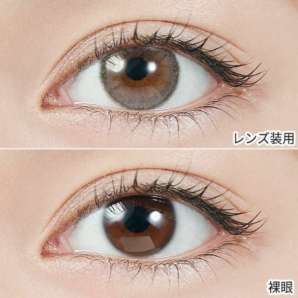 トパーズ(さっしーカラコン)　グレージュクウォーツ 装着画像|コスプレカラコン通販アイトルテ