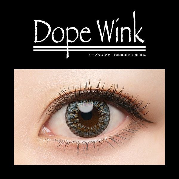 ドープウィンクワンデーDopeWink インディゴアッシュ装着画像|コスプレカラコン通販アイトルテ