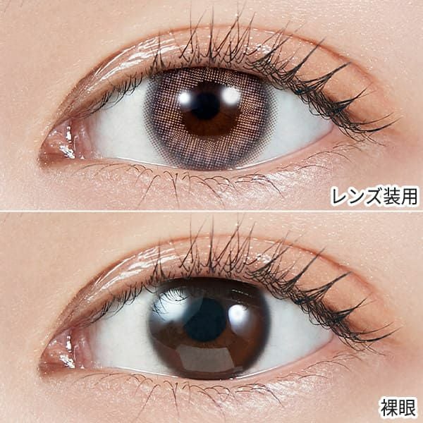 モラクマンスリー MOLAK 1month ピーチクラッシュ装着画像|コスプレカラコン通販アイトルテ