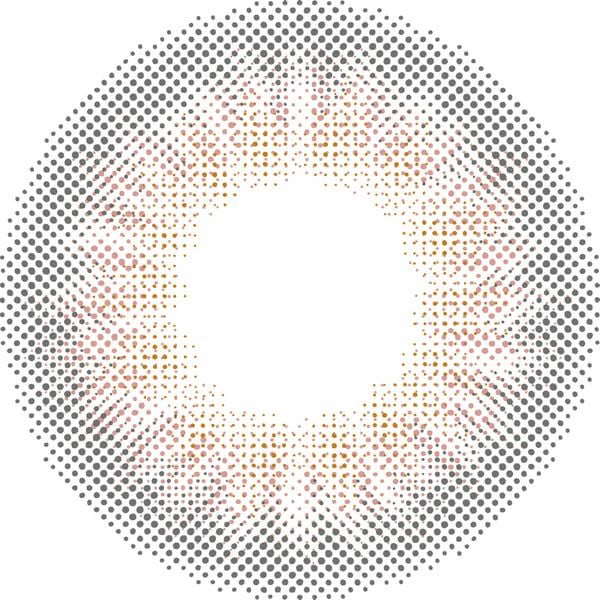 モラクマンスリー MOLAK 1month ピーチクラッシュレンズ画像|コスプレカラコン通販アイトルテ