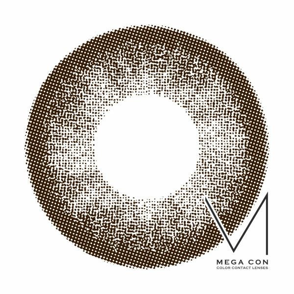 メガコンMEGACON ヘーゼルサークルレンズ画像|コスプレカラコン通販アイトルテ