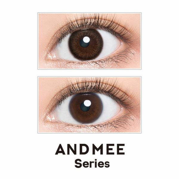アンドミーANDMEEワンデー ワッフル装着画像|コスプレカラコン通販アイトルテ