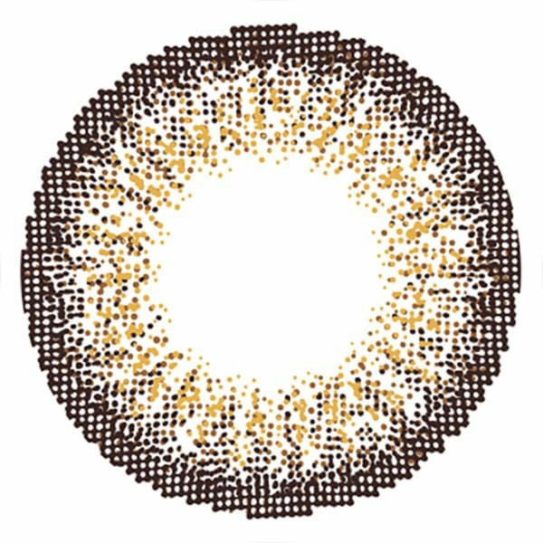 colorsカラーズ★ワンデー★メガシャイニーブラウンレンズ画像|コスプレカラコン通販アイトルテ