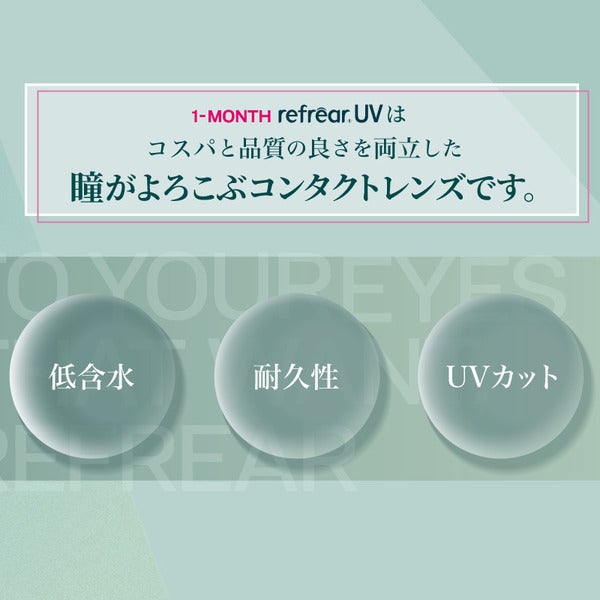 ワンマンスリフレアUV商品画像|コスプレカラコン通販アイトルテ