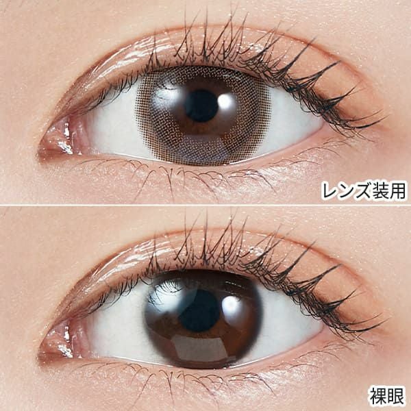 モラクマンスリー MOLAK 1month ダークピオニー装着画像|コスプレカラコン通販アイトルテ