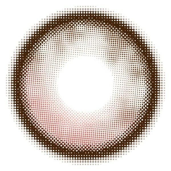 レンズミー オマイオ（LENS ME omyo）シークレットピンクブラウンレンズ画像