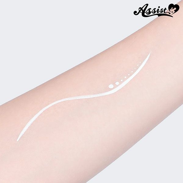 アシストAssist アイライナーAS　ピュアホワイト使用画像1|コスプレカラコン通販アイトルテ