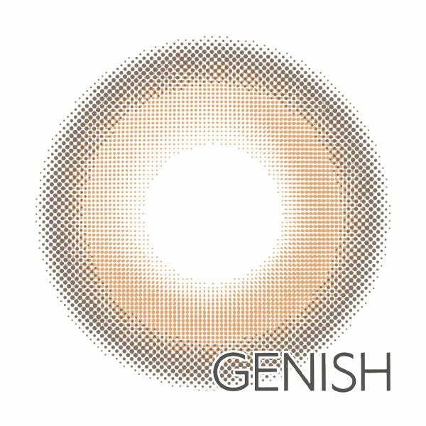 ジェニッシュUV GENISH #23キャメルレンズ画像|コスプレカラコン通販アイトルテ