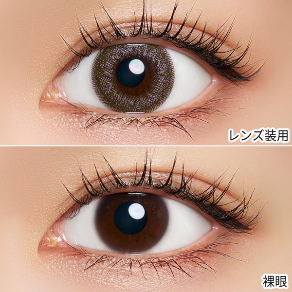 ネオサイトワンデー シエルUV シエルペールピンク装着画像|コスプレカラコン通販アイトルテ