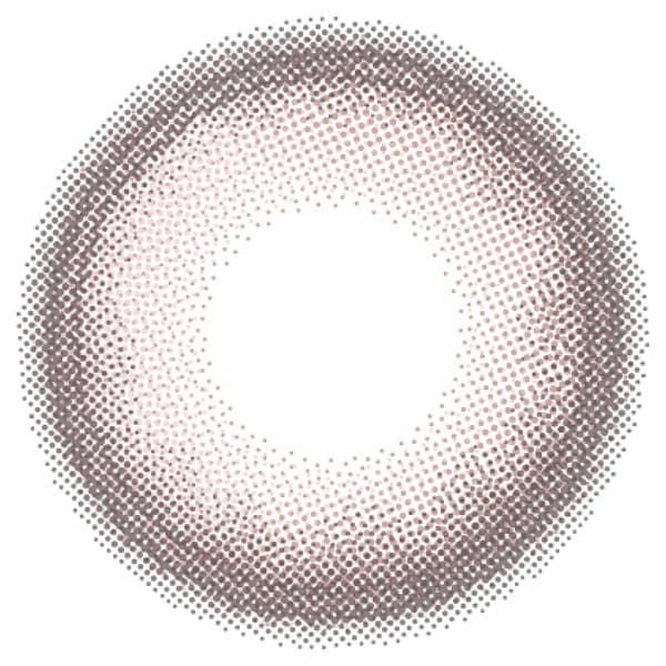 エンジェルカラー バンビシリーズワンデー ローズベージュレンズ画像|コスプレカラコン通販アイトルテ