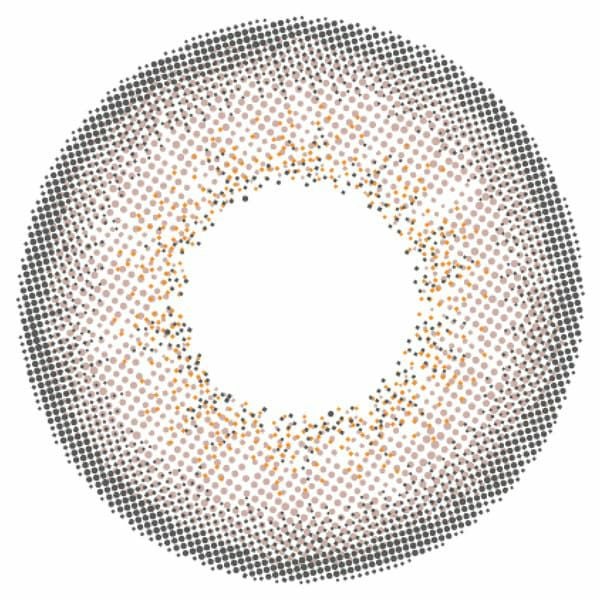 エンジェルカラー バンビシリーズワンデー パールグレーレンズ画像|コスプレカラコン通販アイトルテ