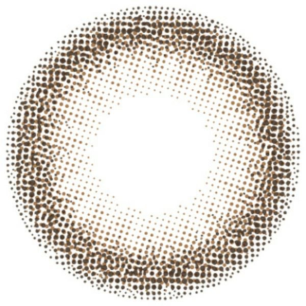 エンジェルカラー バンビシリーズナチュラルワンデー ピュアブラウンレンズ画像|コスプレカラコン通販アイトルテ