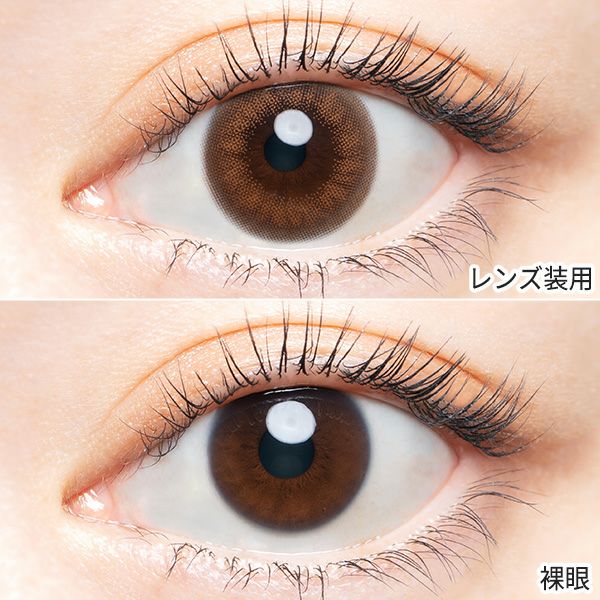 バンビシリーズ ヴィンテージワンデー ヴィンテージベアー装着画像|コスプレカラコン通販アイトルテ