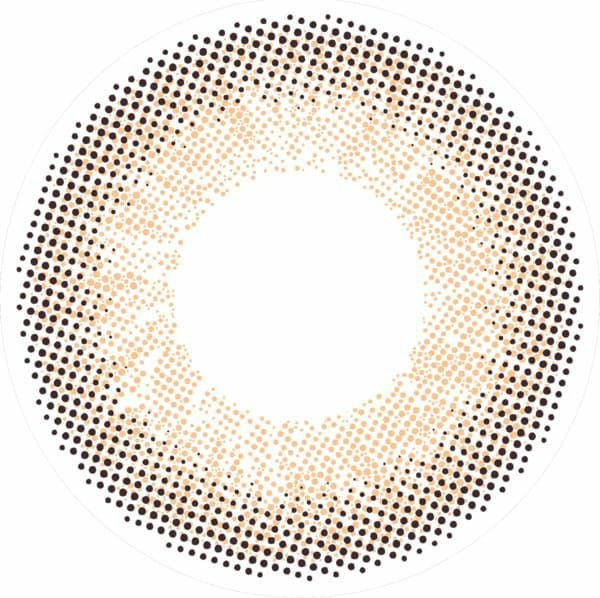 チューズミーChu's me シフォンブラウンレンズ画像|コスプレカラコン通販アイトルテ