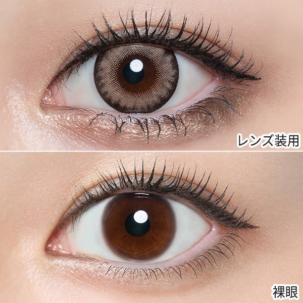 ラヴェールマンスリーloveil アディクトブロンド装着画像|コスプレカラコン通販アイトルテ