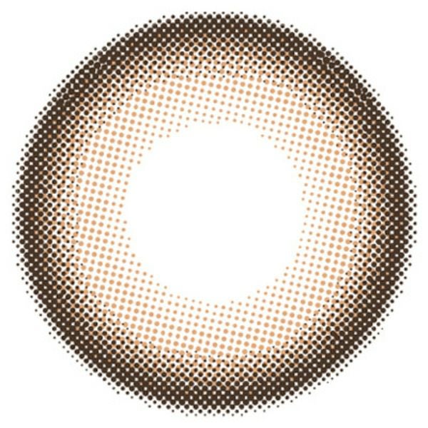 チューズミーマンスリーChu's me モイストブラウンレンズ画像|コスプレカラコン通販アイトルテ