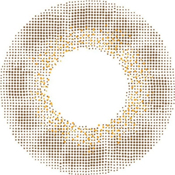 エンジェルカラー バンビシリーズ ヴィンテージワンデー ヴィンテージヘーゼル装着画像|コスプレカラコン通販アイトルテ