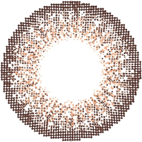 ラヴェール（loveil）ブラウンミラージュレンズ画像|コスプレカラコン通販アイトルテ