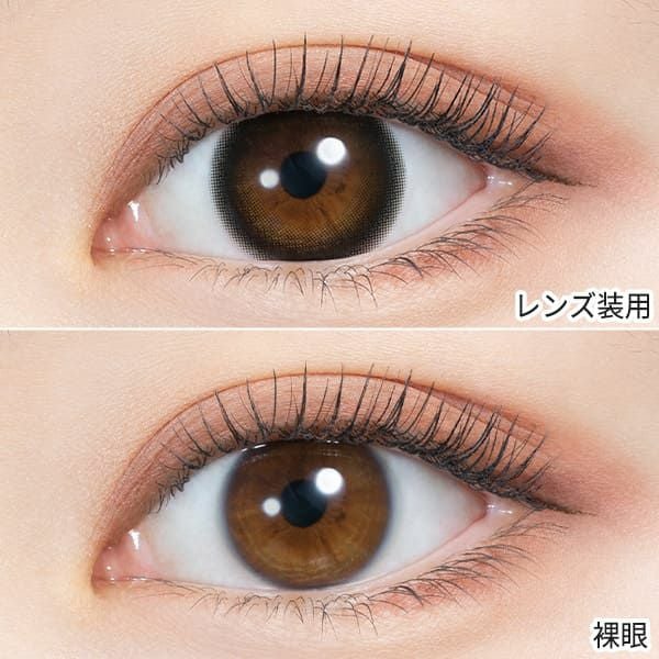 ミレディ マンスリー（melady 1month）レディブラック装着画像|コスプレカラコン通販アイトルテ