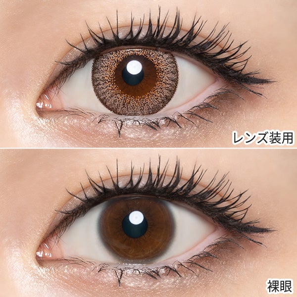 ラヴェールトーリック（loveil Toric） キャラメルグロー装着画像|コスプレカラコン通販アイトルテ