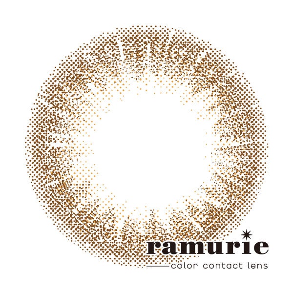 【アウトレット】【6枚入】ラムリエ（ramurie）シェリブラウンレンズ画像|コスプレカラコン通販アイトルテ