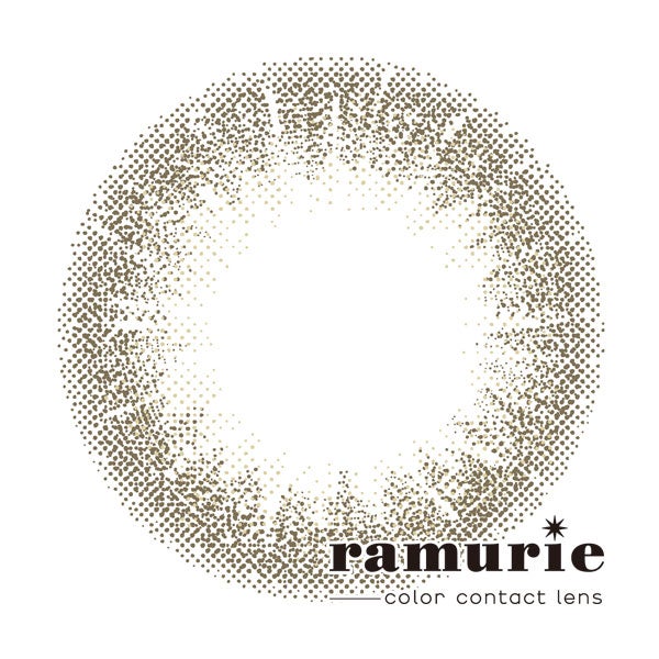 【アウトレット】【6枚入】ラムリエ（ramurie）カームオリーブレンズ画像|コスプレカラコン通販アイトルテ